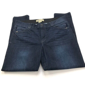 Democracy Ab Solution 14 (Fits 36W 27L) Mid Rise Denim Jeans Blue